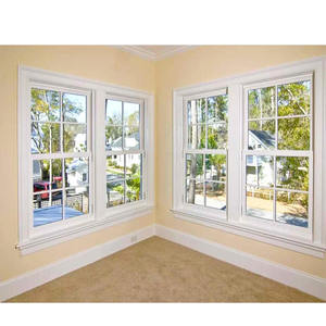 Fenêtre américaine à double guillotine, fenêtre <span class=keywords><strong>coloniale</strong></span> personnalisée en alliage d'aluminium résistant aux intempéries - Product Image 3