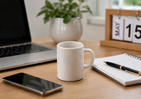 Mug à espresso blanc en céramique de 3 oz pour sublimation, tasse à café pour transfert thermique PYD Life