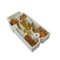 Accesorios de conector eléctrico de latón de cobre para conexión de metal de interruptor de enchufe