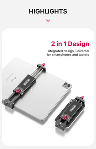 Soporte Universal de Metal para Tablet Ulanzi U-Pad III, Abrazadera para Teléfono con Tornillo Arca 1/4, Soporte para Trípode de Tablet para iPad Pro de 12.9'' - Product Image 6