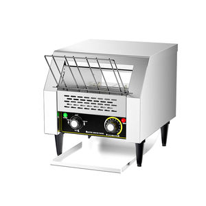 상업용 산업용 전기 4/6 슬라이스 스마트 컨베이어 빵 번 버거 토스터 샌드위치 메이커 기계 (가정 및 호텔용) - Product Image 2