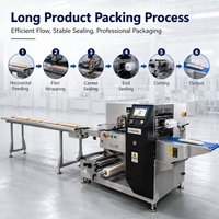 Machine d'emballage horizontale intelligente pour savon et serviettes, machine d'emballage automatique haute vitesse pour produits en forme de coussin, exportation