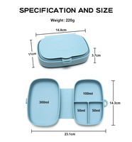 Diviseur de vaisselle pour bébé en silicone de qualité alimentaire sans BPA pour les repas des enfants