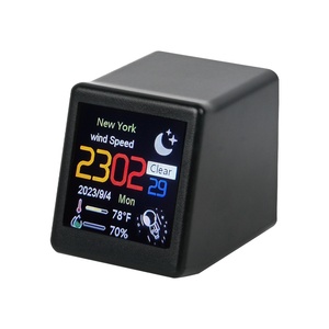 BeFunS - Reloj Electrónico Inteligente de Escritorio con Suministro Exclusivo Transfronterizo, Estación Meteorológica WIFI, Mini TV Digital, Adorno Táctil - Product Image 3