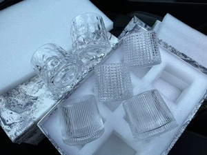 Eco-Friendly Modern 6-Piece Beer <b>Mugs</b> Rotating Glacier Glass Gift <b>Box</b> Set - Product Image 5