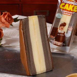 Pastel Triangular Combinado con Sabor a Queso, Chocolate, Fresa y Matcha, en Caja, 4 * 95g, Venta Caliente - Product Image 6