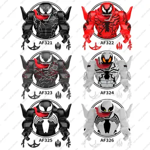 anime figure Venom Carnage Riot Anti-Venom Super Heroes Villain mini toys building blocks sets Toys for kid compatible WM Blocks