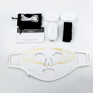 قناع علاج بخاصية الضوء الأحمر LED متوفر بـ 4 ألوان للوجه في المنازل والمساحات الصحية قناع علاج بخاصية الضوء LED من السيليكون قابل للثني جهاز تجديد البشرة - Product Image 5