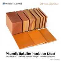 Plaque de bakélite sur mesure usinée CNC, qualité 3021 3025, panneau stratifié en résine phénolique pour isolation industrielle