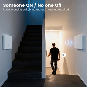 Sensor de Presencia Inteligente Tuya Smart Life, Interruptor Inteligente con Radar, Detección de 5 Metros, Ángulo Amplio de 120 Grados, Alerta Antirrobo, Notificación en la Aplicación - Product Image 2