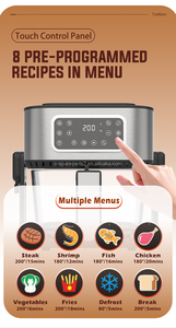 Nuevo estilo, electrodomésticos de cocina de alta calidad, freidora de aire de 5L con función en pantalla táctil Digital, máquina freidora de aire para uso doméstico - Product Image 5
