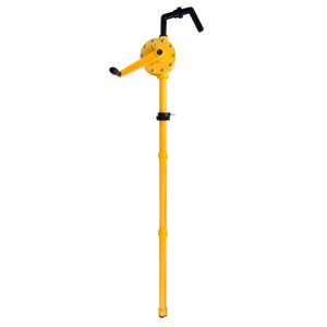 Low price resistant plastic rotary hand oil barrel drum pump for chemical oil