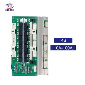 XJ BMS 4S <b>12V</b> 100A Lithium Li-ion LFP NCM BMS 12.8V 14.8V Support Customize Board <b>Battery</b> Management Systems - Product Image 2