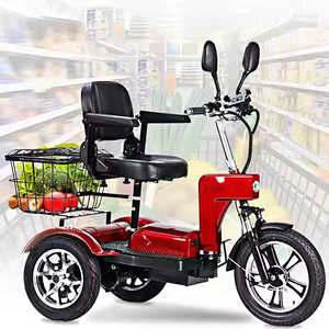 รถสามล้อ<span class=keywords><strong>ไฟฟ้า</strong></span>พับได้มอเตอร์500W ไร้แปรงถ่านสำหรับผู้ใหญ่สกู๊ตเตอร์ขนาด200กก. สำหรับซื้อของชำ - Product Image 6