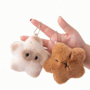 Customizable Wholesale Love Ball Girls Bag Key Keychain Fluffy Plush Heart Shape Keychain - Product Image 4