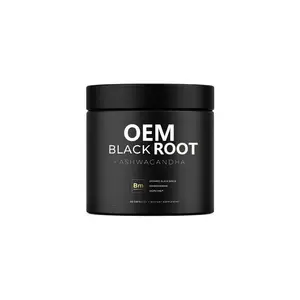 Topkwaliteit Private Label Potentie Black M Root Capsules Voor Mannen Met Biologische Zwarte Maca Root & Ashwagandha