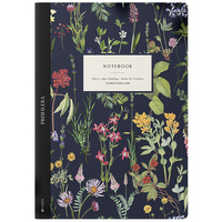 Carnet de notes personnalisé, Journal de remerciement, planificateur avec ruban, Journal de couverture en tissu de lin