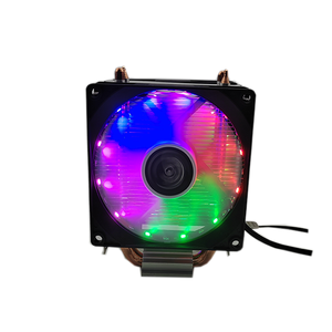 Enfriador de <span class=keywords><strong>CPU</strong></span> RGB, ventilador PWM de 90mm con refrigeración de tubo de disipador de calor para escritorio LGA 1155 1150 1151 AM4 AM5 2011 FM2, plataforma Universal - Product Image 6