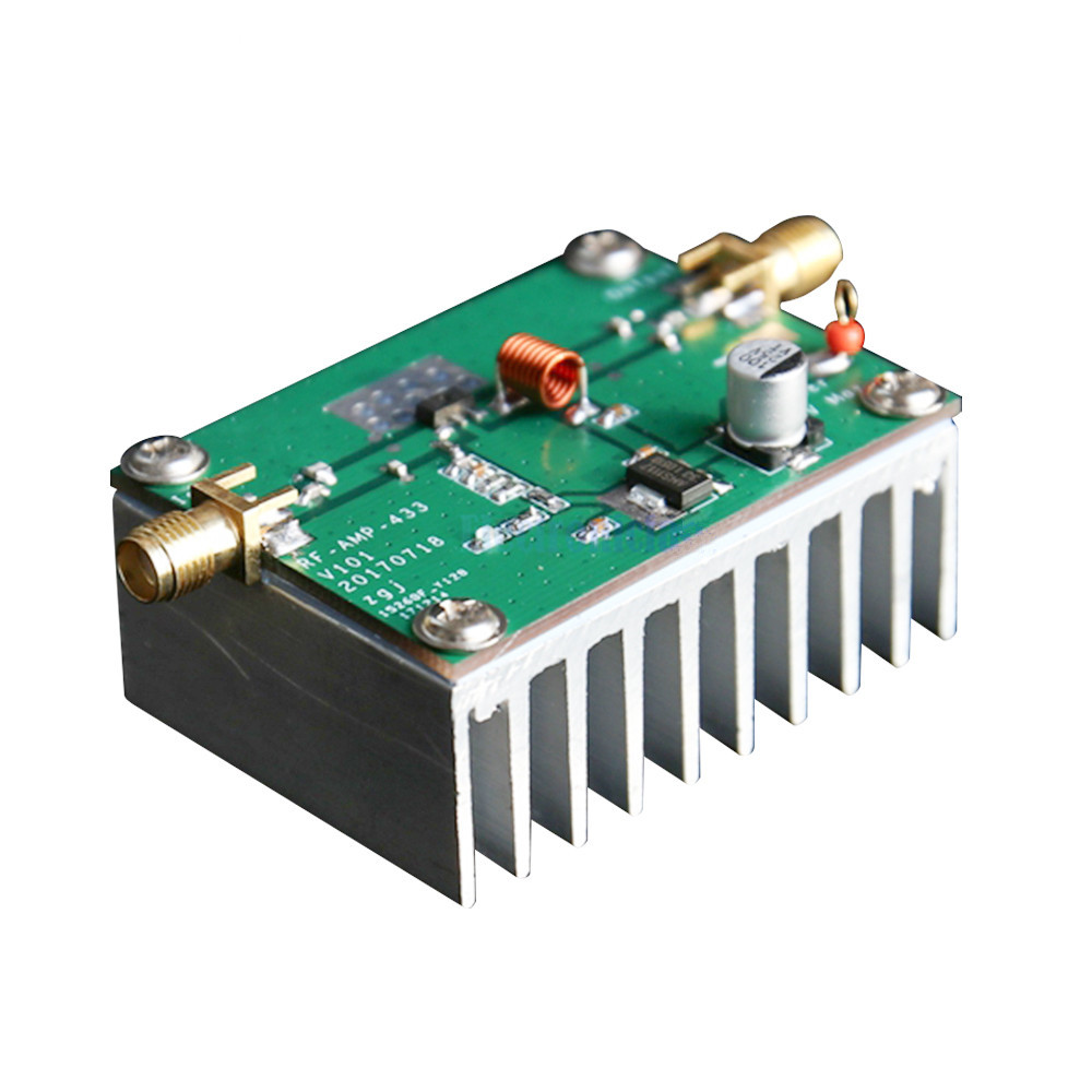433MHz 8W Power Amplifier Board High Frequency Amplifiers 400-460MHz Digital Power Amplificador Module 5-8.4V