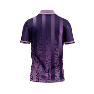 Kaos Olahraga Unisex Lengan Pendek Rajut Anti-Kerut Bernapas dengan Cetak Sublimasi Penuh Custom HEALY dan Logo - Product Image 2