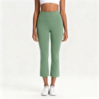 Pantalones de Yoga de Cintura Alta para Mujer, Pantalones de Fitness de 8 Pulgadas que Realzan la Figura y Adelgazan