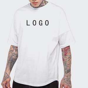 T-shirts personnalisés amples et oversize, unis et vierges, de luxe, à épaules tombantes, 100% coton, 220 g/m², épais, pour hommes - Product Image 1