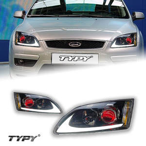 Applicable 2005-2017 for Focus <b>LED</b> Lens Headlight Assembly with Daytime <b>Running</b> <b>Lights</b> and Flowing Turn Signal - Product Image 1