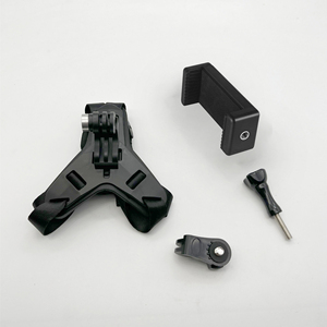 Kit de correa de barbilla para motocicleta, soporte para teléfono con cámara de acción, soporte para barbilla para casco de motocicleta para <span class=keywords><strong>GoPro</strong></span> Hero 13 12 11 10 9 8 <span class=keywords><strong>7</strong></span> 6 5 4 - Product Image 2