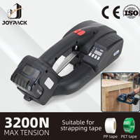 Outil de cerclage électrique sans fil V3, ultra-léger et compact (2,57 kg), 340 mm, pour sangles PP/PET 13-16 mm, 3200 N, 400 sangles, fonctionnement à faible fatigue