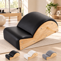 Banc d'alignement pour étirements du dos, équipement de yoga et de renforcement du tronc, baril d'arc Pilates, correcteur de colonne vertébrale pour studios et salles de sport à domicile