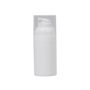 Flacon pompe sans air portable de 30 ml pour cosmétiques de voyage, cylindre vide avec impression sérigraphique pour lotion - Product Image 2