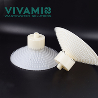 Diffuseur d'air à microbulles en membrane EPDM pour le traitement des eaux usées industrielles, réservoir d'aération, transfert d'oxygène
