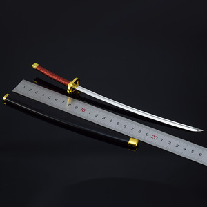 Anime Jujutsu Kaisen Okkotsu Yuuta Samurai Sword Mini Cheap Weapon <span class=keywords><strong>Katana</strong></span> 26cm 49g Metal Toys Zinc Alloy Ornaments - Product Image 5