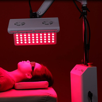Panneau de luminothérapie LED à 7 couleurs avec écran tactile, 417 nm, 590 nm, 633 nm, lumière rouge, appareil de luminothérapie faciale, machine de luminothérapie PDT