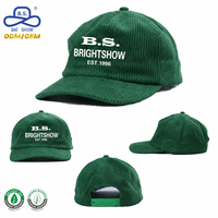 Gorras de Béisbol Retro de 5 Paneles de Pana con Logotipo Personalizado OEM de Fábrica de Gorras, Ideales para Uso Diario y Estilo Urbano