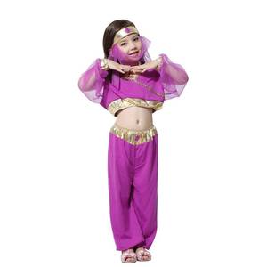 Disfraz de Danza del Vientre para Niños Unisex, Disfraz de Princesa Árabe para Halloween, Carnaval, Espectáculo, Fiesta de Disfraces - Product Image 1