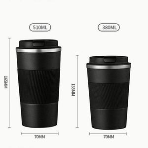 Mug à café nordique personnalisé avec logo, 380 ml, 510 ml, avec couvercle, chauffe-tasse, gobelet de voyage en acier inoxydable isolé, vente en gros - Product Image 4