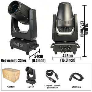 IP66 Waterproof 600W RGBW <b>LED</b> Beam Moving Head <b>Light</b> with CMY Mixing Ra90 DMX512 Control for Stage Lighting DJ Disco Concert - Product Image 4