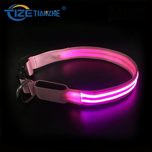 Glow In The Dark Kragen Haustier Liefert Led Hund Kragen Leinen Licht Hund Halsbänder Led - Product Image 2