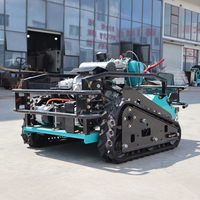 Tondeuse à gazon télécommandée de haute qualité tondeuse à gazon sur chenilles tout Terrain tondeuse à gazon Robot automoteur pour l'agriculture