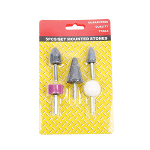 Piedra abrasiva montada para <span class=keywords><strong>Dremel</strong></span>, herramientas rotativas, cabezal de rueda de piedra de molienda, accesorios de herramientas <span class=keywords><strong>Dremel</strong></span>, 5 uds. - Product Image 1