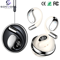 YYK-Q93 360 °   Earphone Nirkabel Putar dengan Pengait Telinga, Earbud Olahraga dengan Peredam Kebisingan dan Kualitas Suara HIFI Lossless