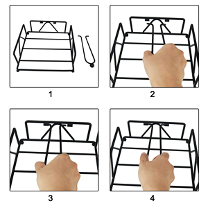 Modern Art Napkin Paper Clip Adjustable Thickness Square Marble Dining Table Storage Rack <strong>Organizing</strong> Tissue Boxes <strong>Solution</strong> - Product Image 6