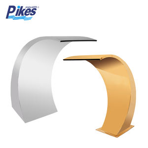 Acier inoxydable 304/316 <span class=keywords><strong>piscine</strong></span> Spa rideau d'eau décoratif LED bande douche déversoir avec <span class=keywords><strong>crochet</strong></span> en arc type de couverture cascade - Product Image 3