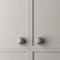 Poignée de porte vintage personnalisée Stonekocc D4cm/D6cm, poignée de porte de luxe sculptée à la main, poignée de meuble en marbre Calacatta Viola, décoration intérieure
