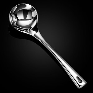 Cuchara Coladora de Aceite de Tercera Generación de Acero Inoxidable 304, Antiobstrucción, Antideslizante y Antiescaldante, Separador de Sopa para Cocina - Product Image 1