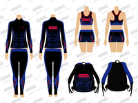 Ensemble d'échauffement personnalisé par sublimation pour cheerleading, accessoires de cheerleading, sac avec logo d'équipe, short de sport pour club de danse, survêtement pour entraînement de cheerleading