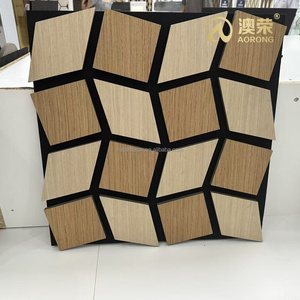 <span class=keywords><strong>Pannello</strong></span> Acustico in Legno <span class=keywords><strong>MDF</strong></span> 23*23 Pollici, Fonoassorbente Premium, Prezzo di Fabbrica, per Isolamento Acustico - Product Image 1