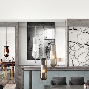 Lámparas Colgantes Decorativas LED para Dormitorio, Comedor, Fondo de TV, Diseño Simple, Arañas de Cristal, Luces Colgantes - Product Image 3