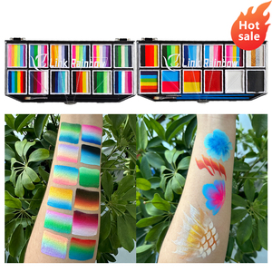 Kit de Maquillaje Profesional para Niños, Pintura Natural a Base de Plantas, de Larga Duración, Activada por Agua, para Cara y Cuerpo, para Halloween y <span class=keywords><strong>Navidad</strong></span> - Product Image 5